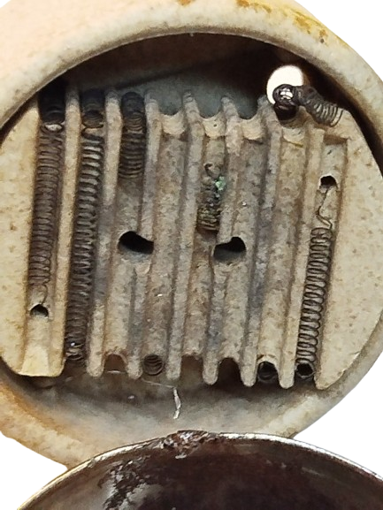 1920 BRONZ MASA USTU FIGURLU ELEKTRİKLİ PURO CAKMAGI BRONZED ELECTRİC LİGHTER 