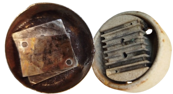 1920 BRONZ MASA USTU FIGURLU ELEKTRİKLİ PURO CAKMAGI BRONZED ELECTRİC LİGHTER 