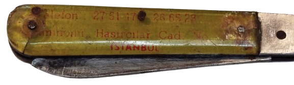 CANBABA AV MALZEMELERİ REKLAMLI M.ERMİS BURSA EL YAPIM CAKI