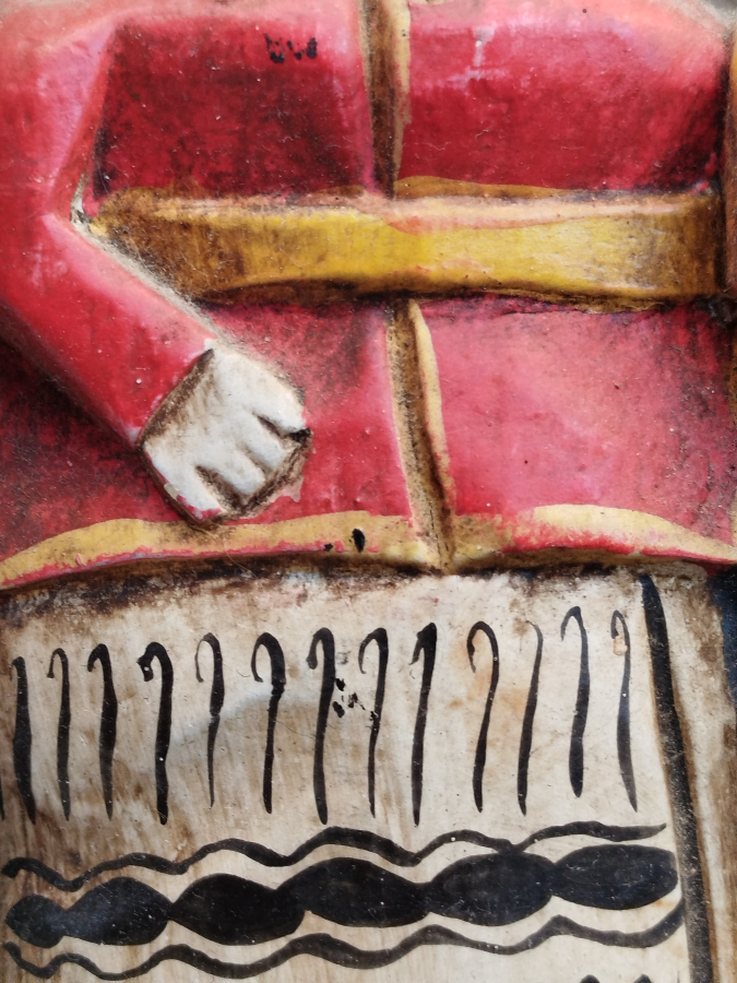 POLONYALI SANATCI  ANTONİ KAMİNSKİ EL OYMA FİGUR IHLAMUR AGACINDAN 14 KİŞİLİK GURUP KADINLAR