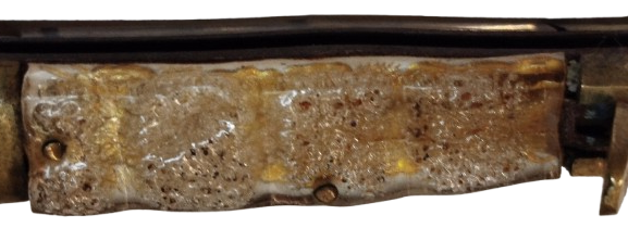 İRAN ZENCEN DIŞI POLİ BASKILI DIŞ KAB YARIM SUSTALI YAN ÇIKMA ÇAKI STAINLESS 