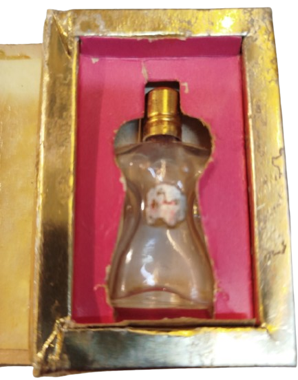 1950 PARFUM VALSE DES  Sİ MADAME ELSA SCHİAPARELLİ KUTUSUNDA MİNYATUR KAPAKLI SİSE