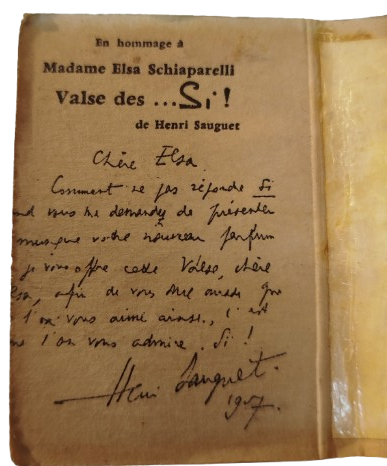 1950 PARFUM VALSE DES  Sİ MADAME ELSA SCHİAPARELLİ KUTUSUNDA MİNYATUR KAPAKLI SİSE