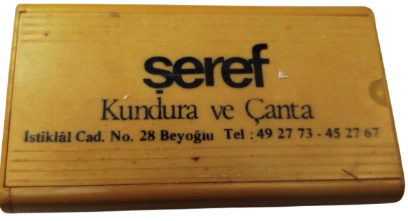1970 SEREF KUNDURA CANTA PRATİK AYAKKABI TEMİZLEME CEP FIRCASI 