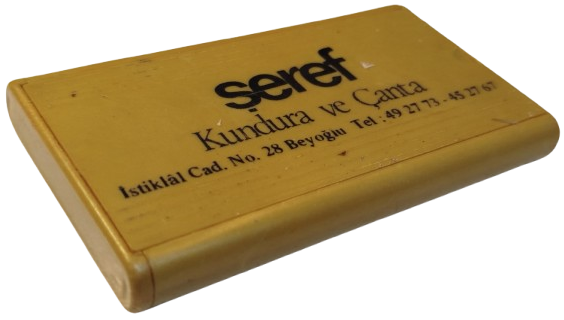 1970 SEREF KUNDURA CANTA PRATİK AYAKKABI TEMİZLEME CEP FIRCASI 