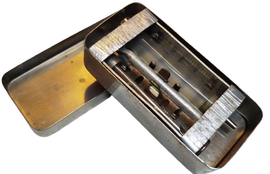 1900 ORIGINAL RECORD METAL KUTUSUNDA CAM ENJEKTOR MADEIN GERMANY