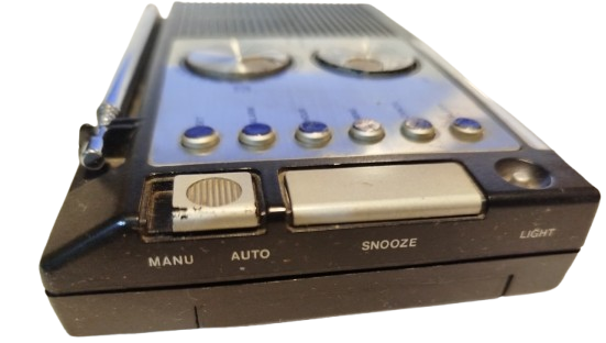 HANİMEX HDR 1300  RADİO SAAT ALARM ORJİNAL KABINDA  FM AM  BAND HONG KONG