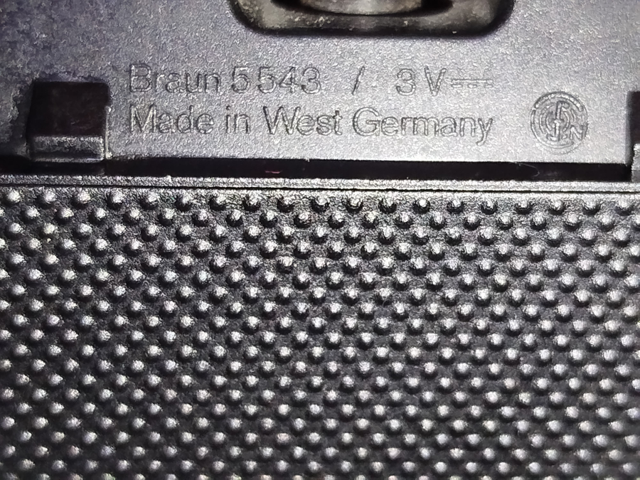 BRAUN SPRINT 5543 PİLLİ TRAS MAKİNESİ MADE IN GERMANY