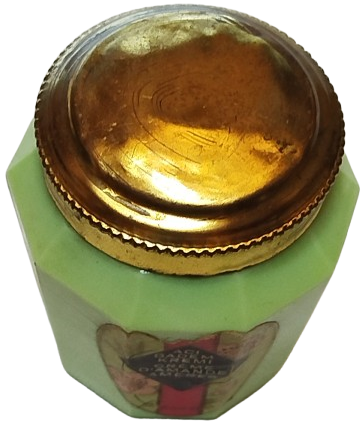 ACI BADEM KREMİ CREME D'AMANDE AMERES YESİL OPALIN SİSE ALTIN KAPLAMA KAPAK