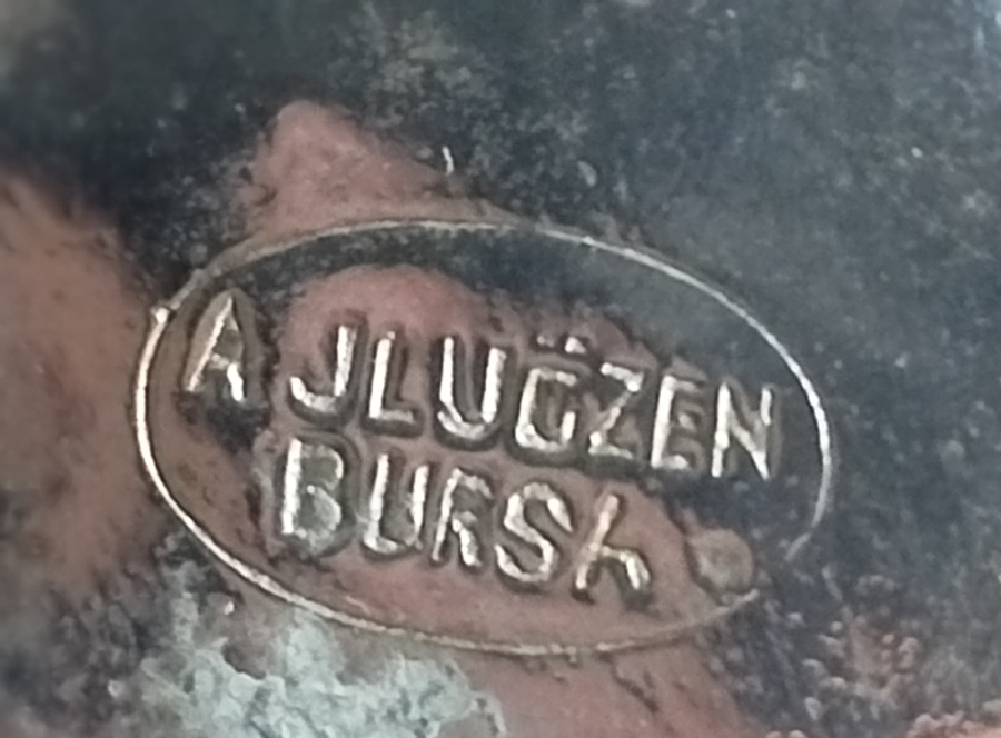 1950 BAKIR KAPAKLI CAYDANLIK DEMLIK BURSA EL YAPIM