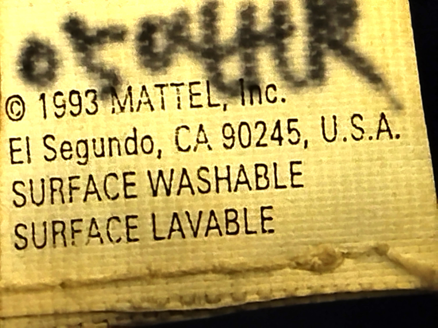 1987 MATTEL BARBİE  ZENCİ MELEZ BEBEK UYKU BEBEK