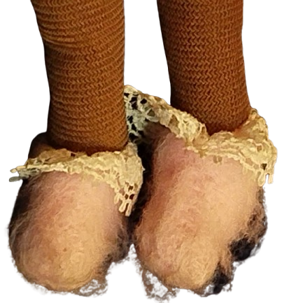 1987 MATTEL BARBİE  ZENCİ MELEZ BEBEK UYKU BEBEK