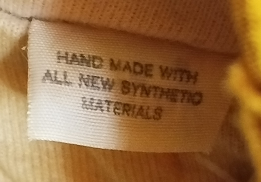 1970 FATOS BEBEK EL YAPIM SAPKALI ETEK ELBİSELİ  PAMUK DOLGULU OYUNCAK 