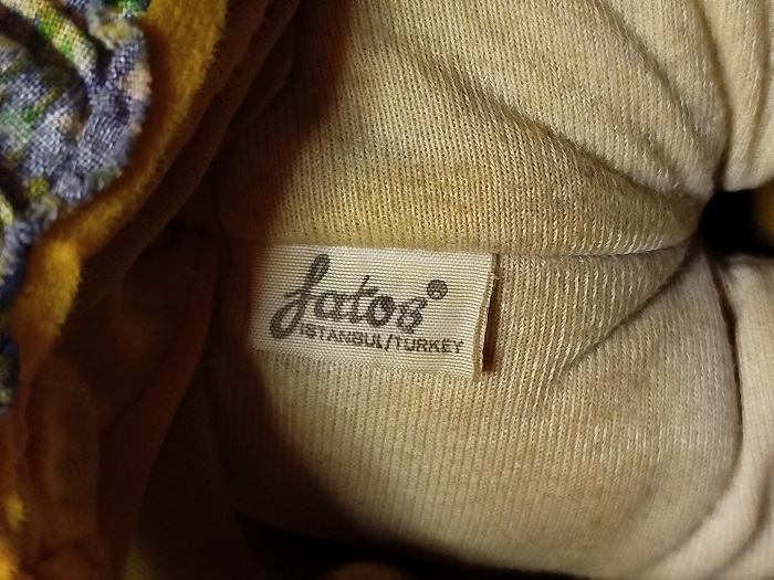 1970 FATOS BEBEK EL YAPIM SAPKALI ETEK ELBİSELİ  PAMUK DOLGULU OYUNCAK 