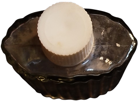 KOLONYA CAM MİKA BEYAZ KAPAKLI COBAN KOLONYA ETİKETLİ