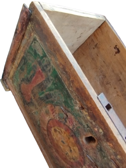 OSMANLI SANDIK SANDIK İCİNDE GELİN SANDIGI MASİF KÖK BOYALARLA SUSLU