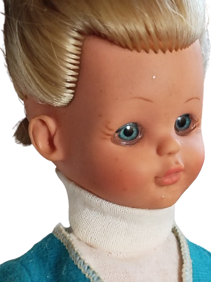 1976 İTALYAN BEBEK ELBİSELİ FUL AKSESUARLI OYUNCAK KIZ 