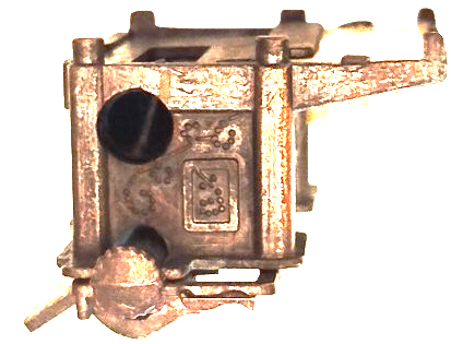 1970 MİNYATÜR METAL  REMİNGTON MODELİ DAKTİLO FORMUNDA  KALEMTRAS 