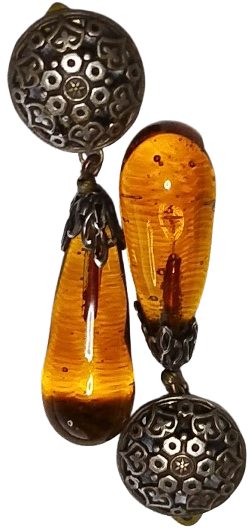 OSMANLI BALTIK DAMLA BAL KEHRİBAR CİFT BAYAN KUPE