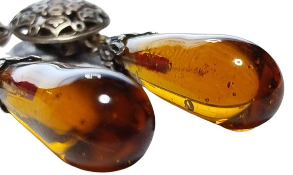 OSMANLI BALTIK DAMLA BAL KEHRİBAR CİFT BAYAN KUPE