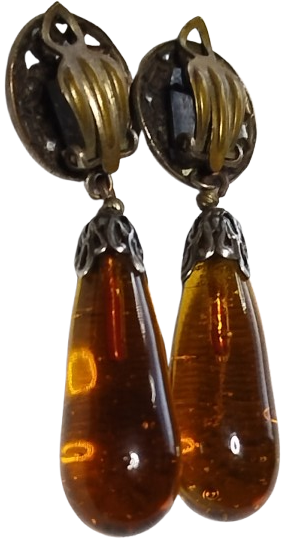 OSMANLI BALTIK DAMLA BAL KEHRİBAR CİFT BAYAN KUPE