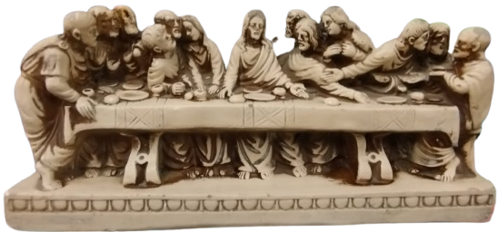 1970 LEONARDO DA VİNCİ ESERİ  SON YEMEK BUYUK BOY BİBLO ALCI