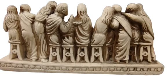 1970 LEONARDO DA VİNCİ ESERİ  SON YEMEK BUYUK BOY BİBLO ALCI