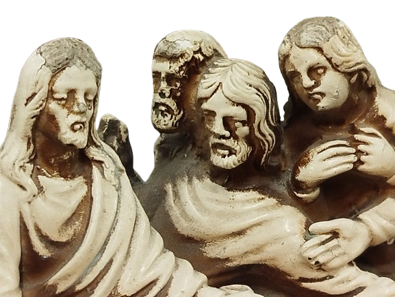 1970 LEONARDO DA VİNCİ ESERİ  SON YEMEK BUYUK BOY BİBLO ALCI