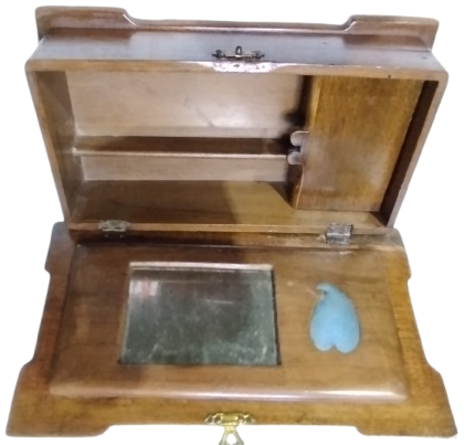 OSMANLI AHSAP EL YAPIM TESTERE İŞCİLİKLİ ANI HATIRA DEGERLİ ESYA SAKLAMA KUTUSU