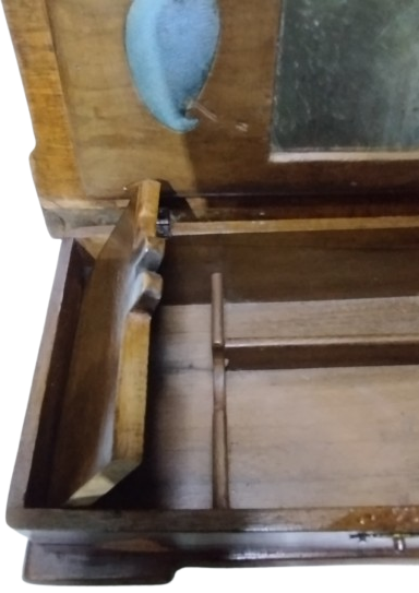 OSMANLI AHSAP EL YAPIM TESTERE İŞCİLİKLİ ANI HATIRA DEGERLİ ESYA SAKLAMA KUTUSU