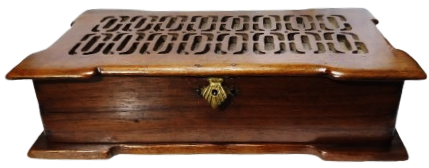 OSMANLI AHSAP EL YAPIM TESTERE İŞCİLİKLİ ANI HATIRA DEGERLİ ESYA SAKLAMA KUTUSU