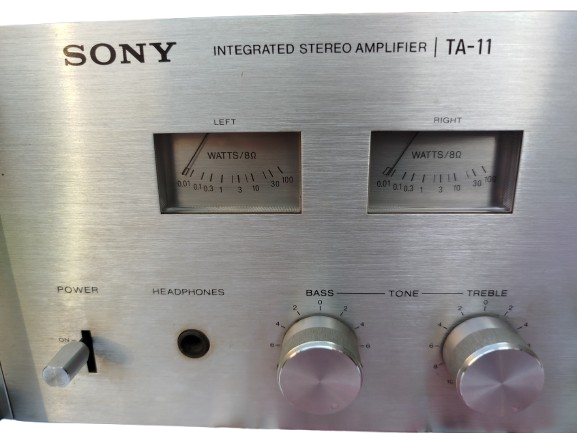 1978 SONY İNTEGRATED STEREO AMPLİFIER MODEL NO  TA-11 AMFİ 2 X 50 100 WAT