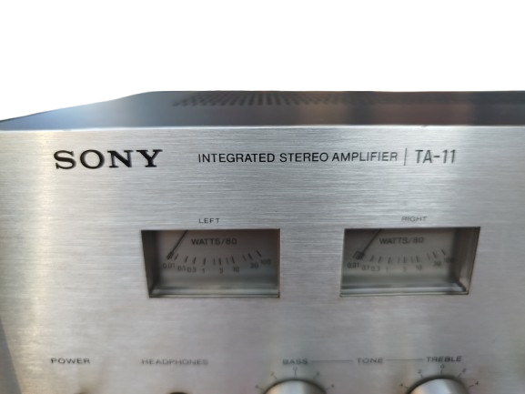 1978 SONY İNTEGRATED STEREO AMPLİFIER MODEL NO  TA-11 AMFİ 2 X 50 100 WAT
