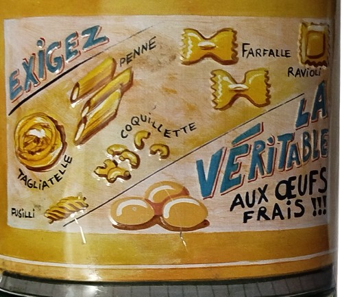 AU BONHEUR DES PATES TENEKE KAPAKLI MAKARNA SAKLAMA KUTU 