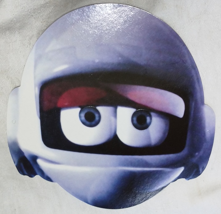 ARCELİK CELİK ROBOT KAREKTERİNDE RENKLİ KARTON COCUK  MASKE