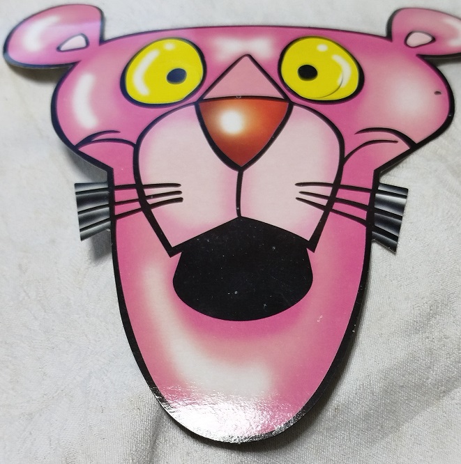 PENBE PANTER YUZU KAREKTERİNDE RENKLİ KARTON COCUK OYUNCAK OYUN MASKE