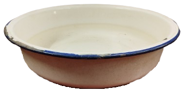 İNHİSARLAR VE AY YILDIZ DAMGALI TM BEYAZ KENARLAR MAVİ EMAYE  BUYUK BOY LEGEN