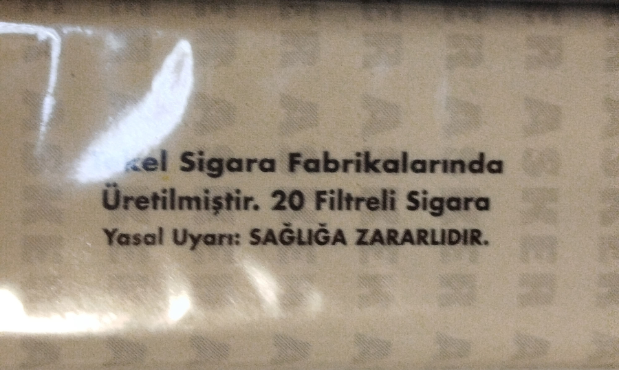 ASKER SIGARASI ACILMAMIS DOLU PAKET 100 MM 20  FİLİTRELİ YUVARLAK SİGARA TEKEL 