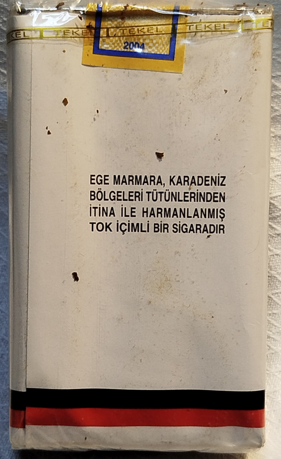 BİRİNCİ SIGARASI ACILMAMIS DOLU PAKET 85 MM 20 YUVARLAK SİGARA TEKEL URETİMİ