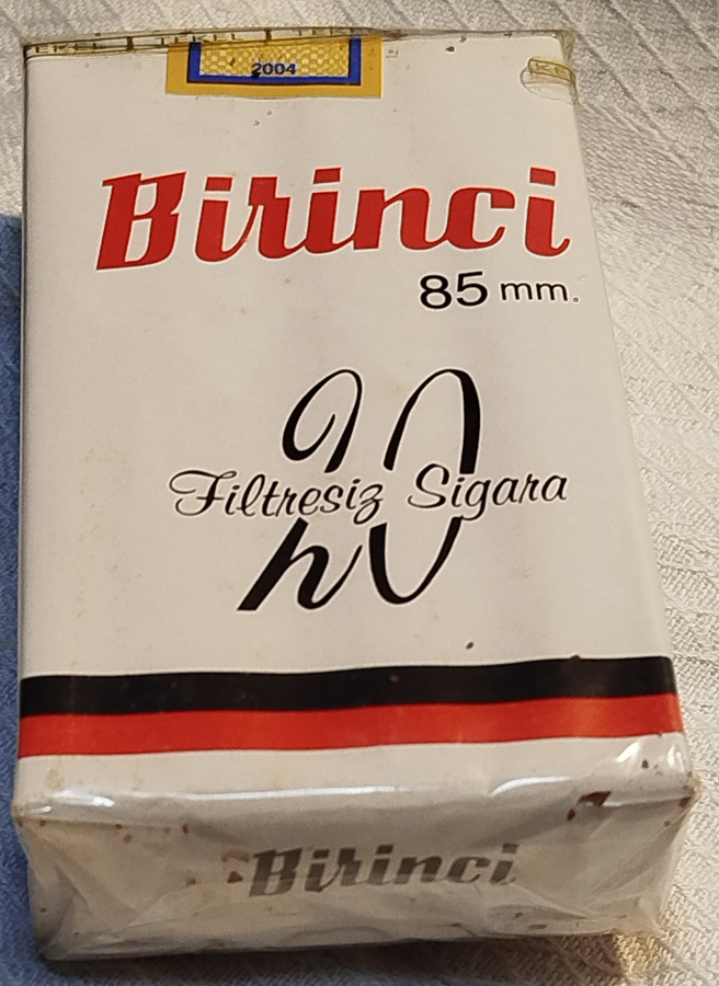 BİRİNCİ SIGARASI ACILMAMIS DOLU PAKET 85 MM 20 YUVARLAK SİGARA TEKEL URETİMİ