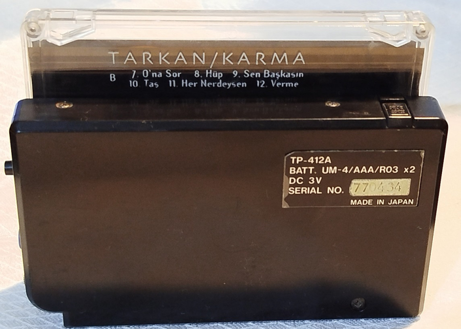 WALKMAN TP 412A  AM FM STEREO TUNER PACK MİNİ PİLLİ KULAKLIKLI RADYO TEYP 