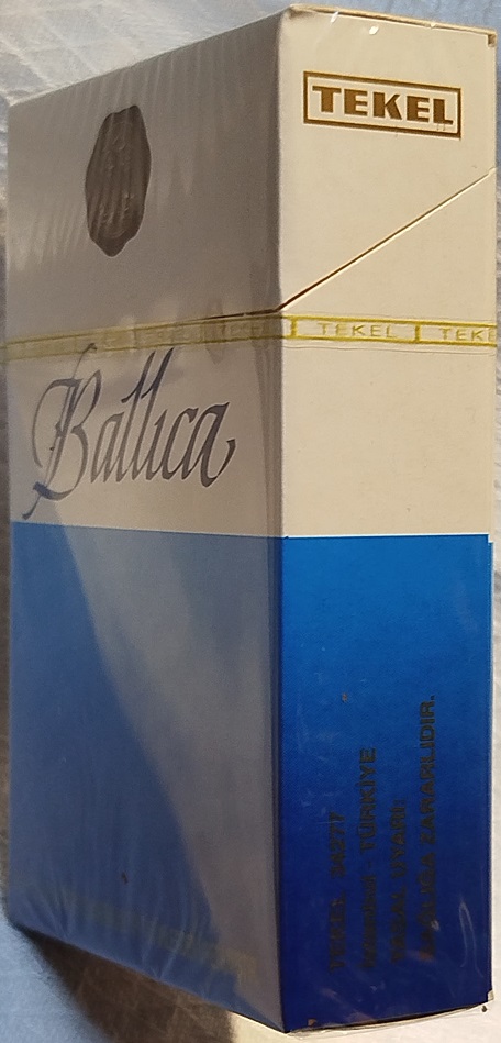 BALLICA SİGARASI FİLTRELİ DOLU PAKET DUNYACA UNLU TURK VE AMERİKAN TUTUNLERİNDEN TEKEL