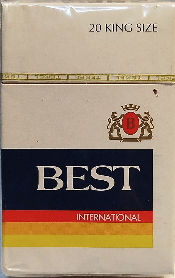 TEKEL BEST İNTERNATİONAL SIGARA  FİLTRELİ ACILMAMIS  DOLU PAKET 20 KİNG SIZE