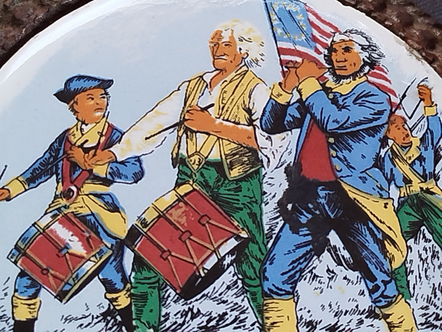 THE SPIRIT OF 76 A M WİLLARD LİTOGRAFİ Lİ DEMİR DOKUM VE PORSELENDEN NIHALE AMERİKAN USA