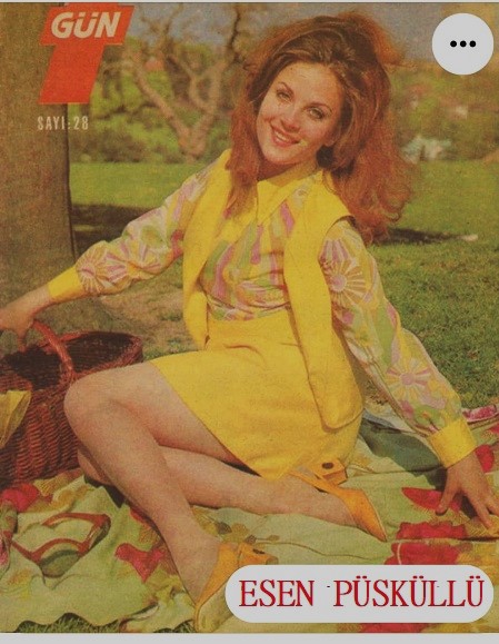 1970 KAPAKLI TENEKE KUTU ÜZERİNDE SANATCI ESEN PUSKULLU RESİMLİ KUTUNUN DORT KISMIDA RESİMLİDİR 