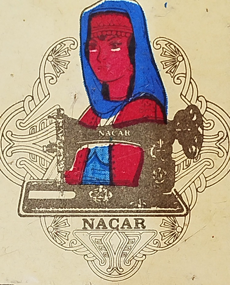 NACAR TENEKE KAPAKLI KUTU DİKİS MAKINESI PARCALARINI SAKLAMADA KULLANILAN NACAR KUTUSU