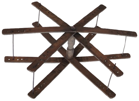 OSMANLI AHSAP CIKRIK ACILIR KAPANIR SARGI BAG KISMI AYARLI