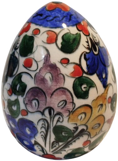 CUMHURİYET İLK DÖNEM KÜTAHYA SERAMİK ASKI TOPU  ASKI SÜSÜ 