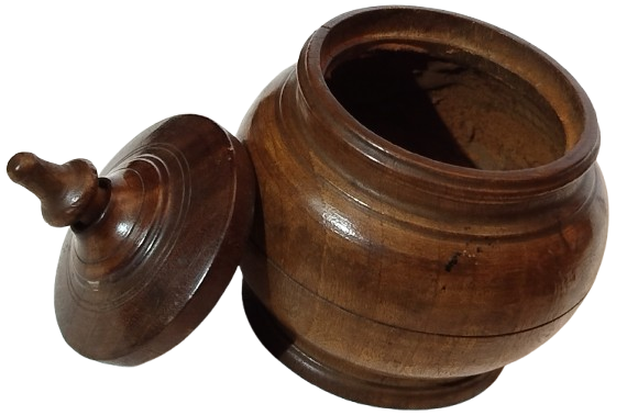 TEKKE İSİ KAHVE KABI KAPAKLI TUTMA YERİ FARKLI MEVLEVİ SİKKE FORMDA