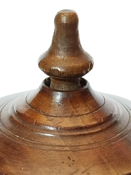 TEKKE İSİ KAHVE KABI KAPAKLI TUTMA YERİ FARKLI MEVLEVİ SİKKE FORMDA